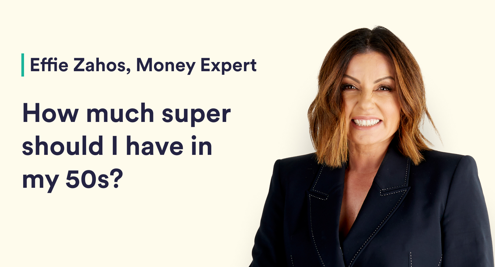 How much super should I have in my 50s?