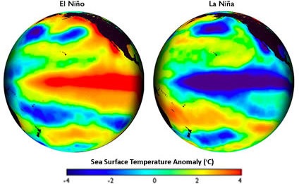 Graph for The 2014 El Nino becomes 'a real enigma'
