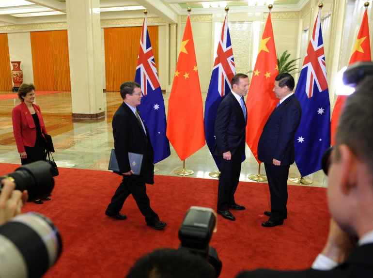 Graph for Abbott makes his mark in China